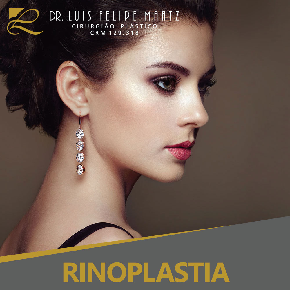 Cirurgia Plástica Rinoplastia ou do Nariz - Clínica de cirurgia plástica Dr. Luís Maatz, localizada na cidade de Jundiaí.